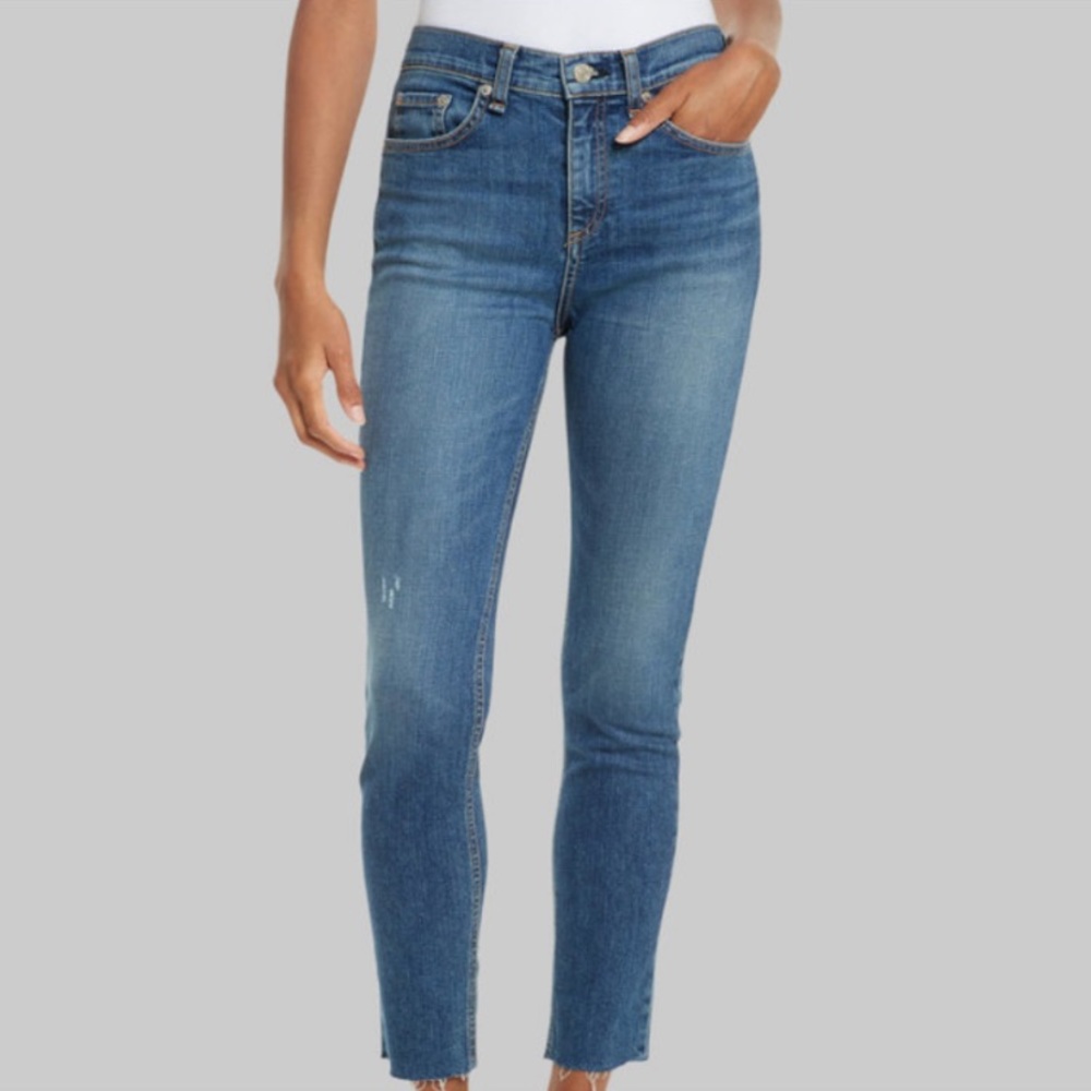Rag & Bone High Rise Skinny Jeans